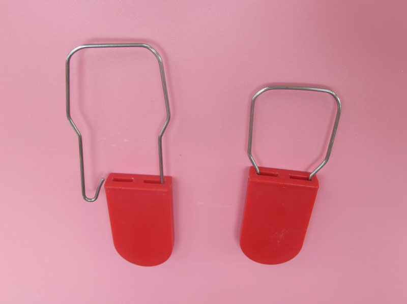 plastic padlock seal for cash container bag box