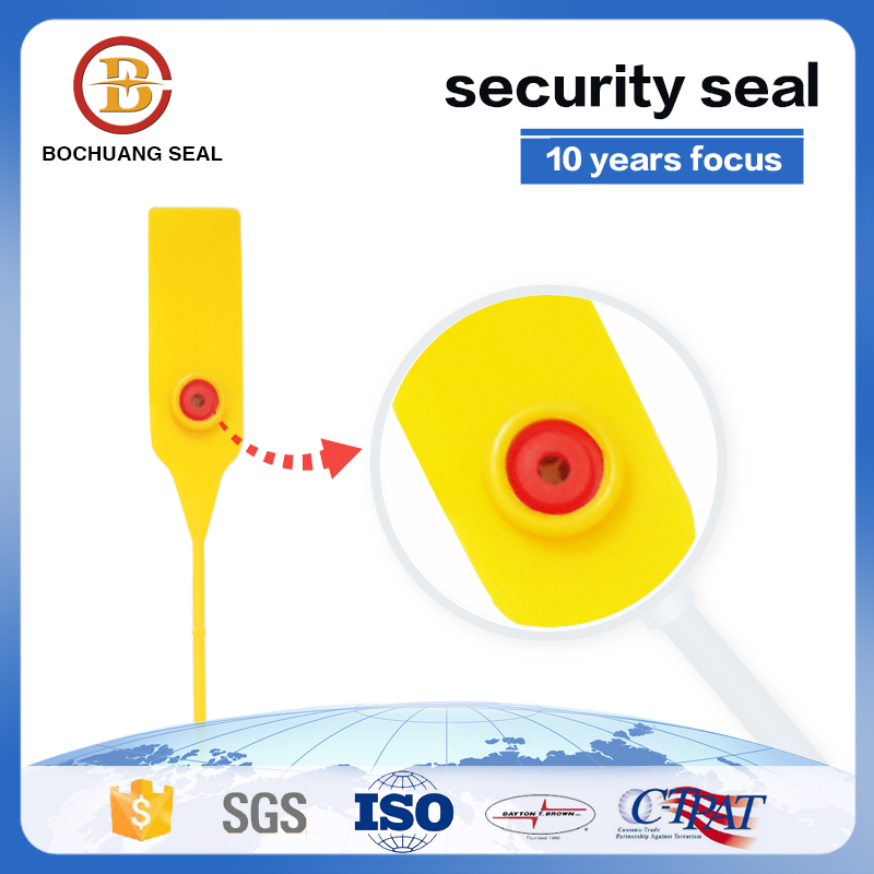 P418 Indicative plastic security seal adjustable pull tight plastic straps seal