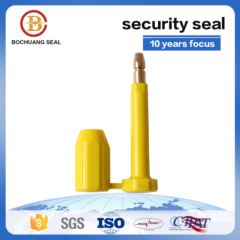 7mm yellow color container bolt lock seal B304