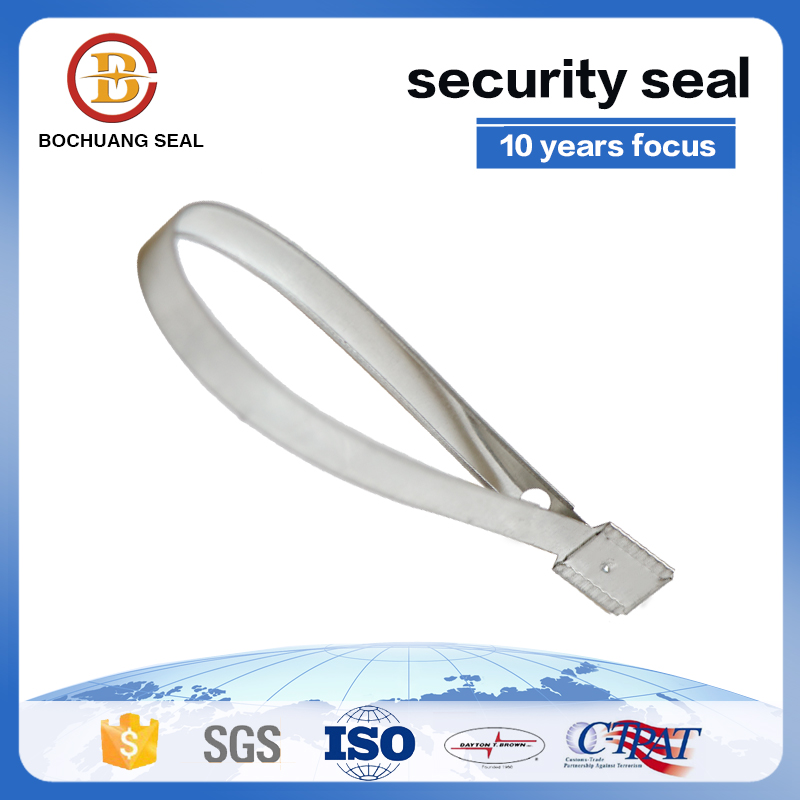 Consequential Number Embossed Metal Strap Seal,Metal Strap Cable Tie