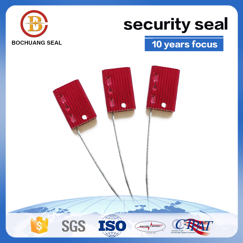 Security Airline Cable Seal for Container , Pull Tight Cable Sealing