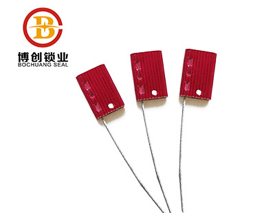 BC-C202 Security Airline Cable Seal for Container , Pull Tight Cable Sealing
