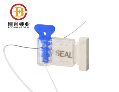BC-M107 Plastic Meter Seal Stainless Wire Bar Code Protection Tamper